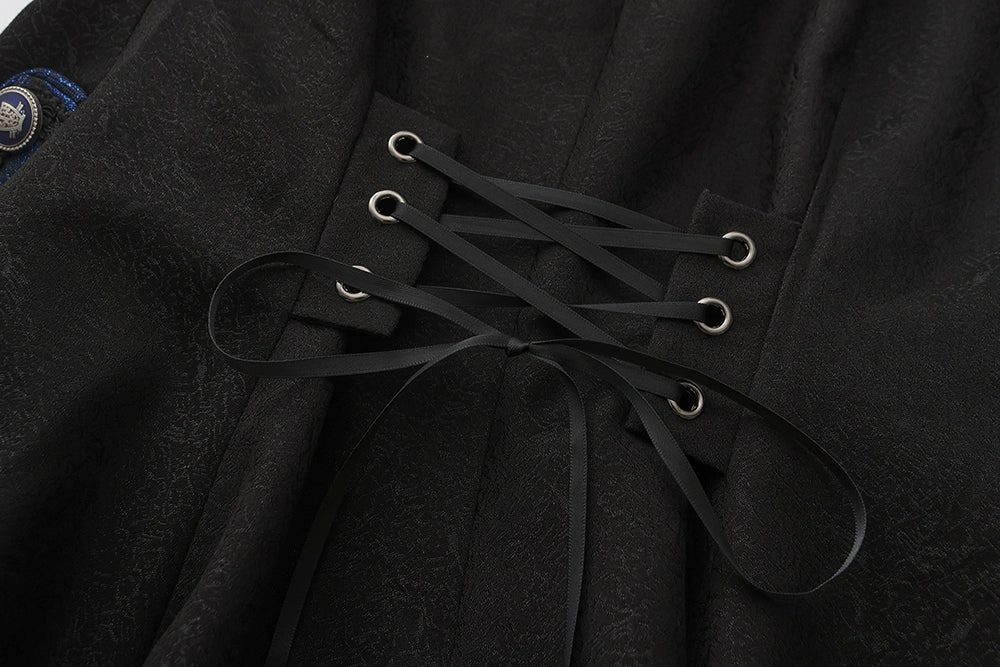 Immortal Thorn - Night of Swordsmanship - Ouji Lolita Long Coat Male Lolita Sleeveless Coat