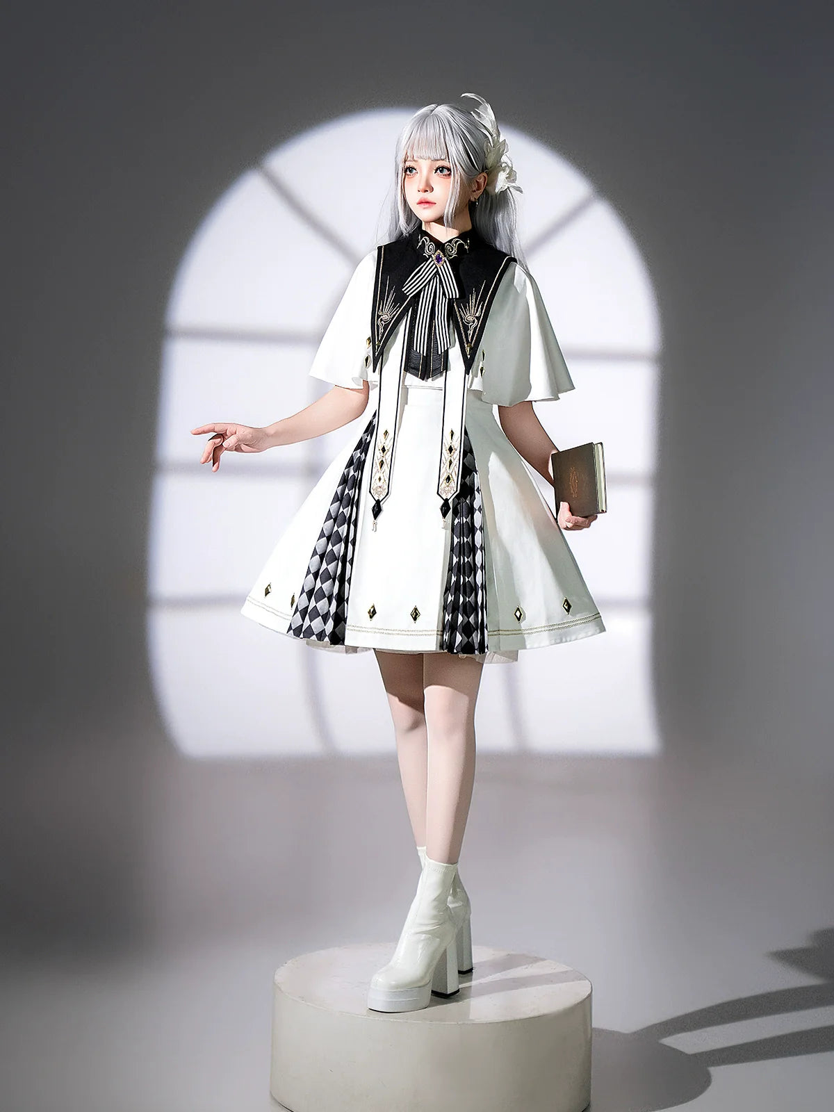 Your Princess - Eye of Truth - Elegant Gothic Lolita Dress Suit With Embroidery
