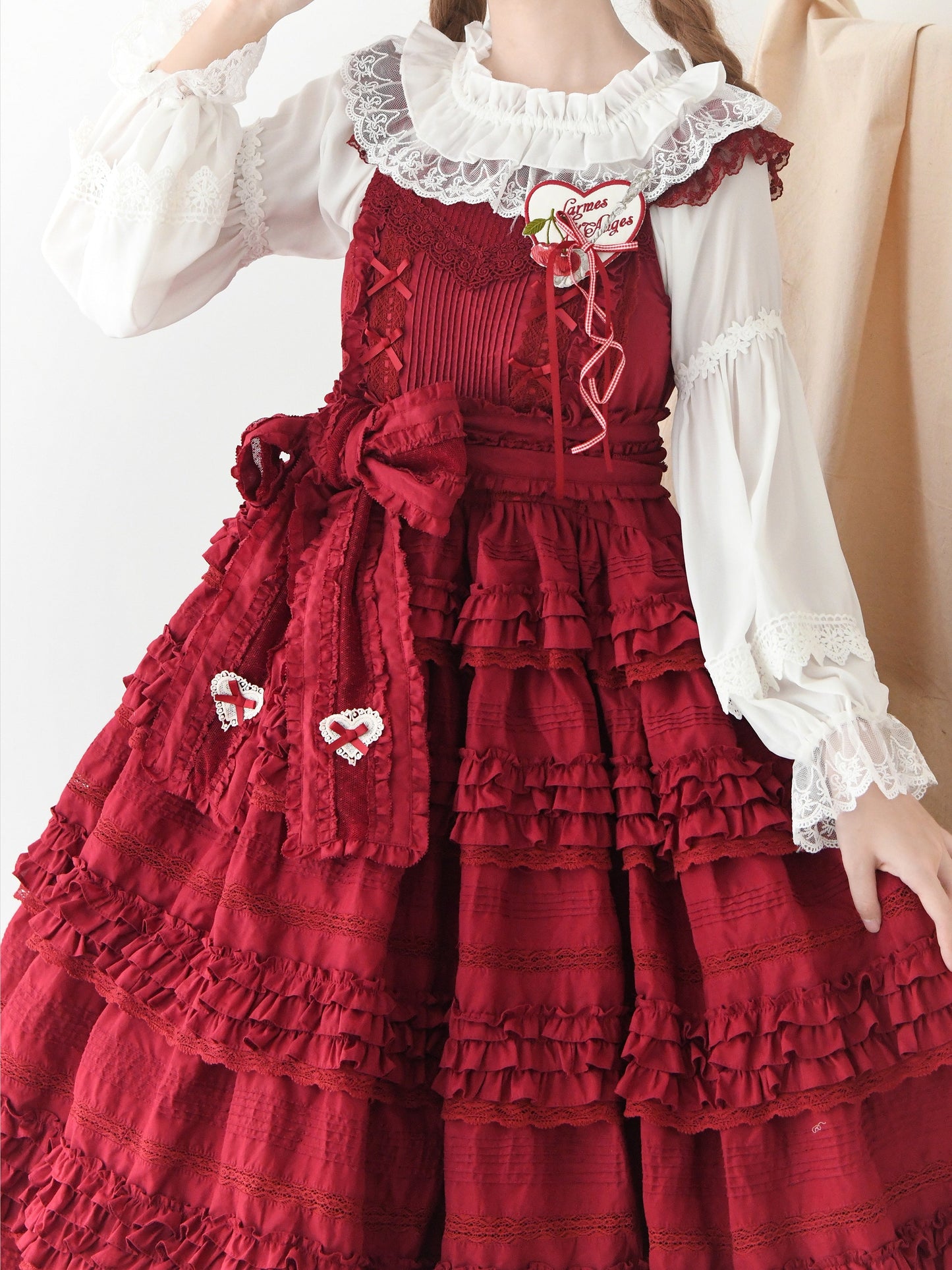 DMFS Lolita - Chiffon Off-Shoulder Classic Lolita Blouse