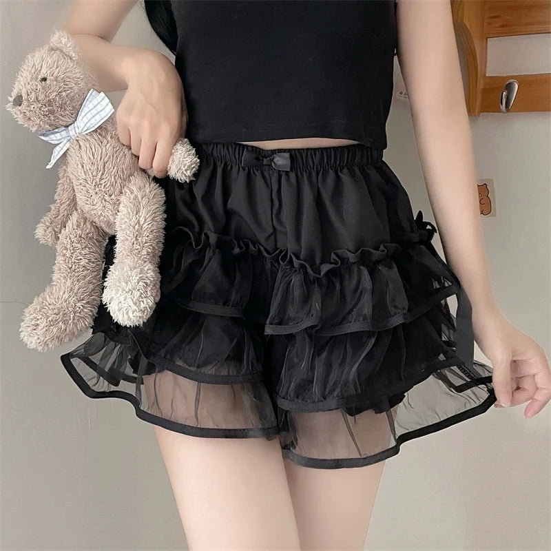Sugar Girl - Summer Lolita Bloomers Double Layer Anti-Exposure Shorts