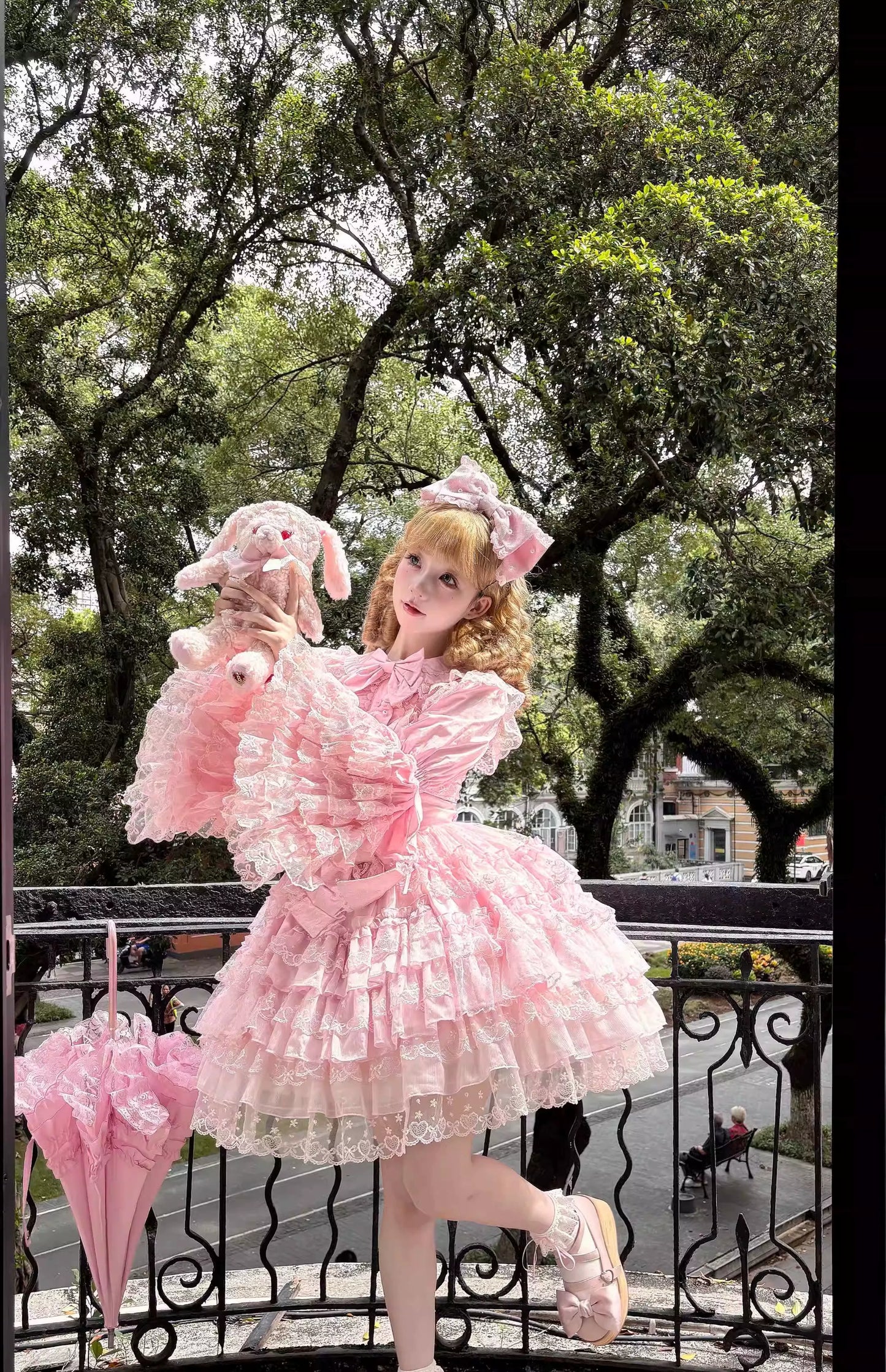 Sugar Girl - Love Overture - Sweet Lolita JSK, Tiered Ruffles Dress
