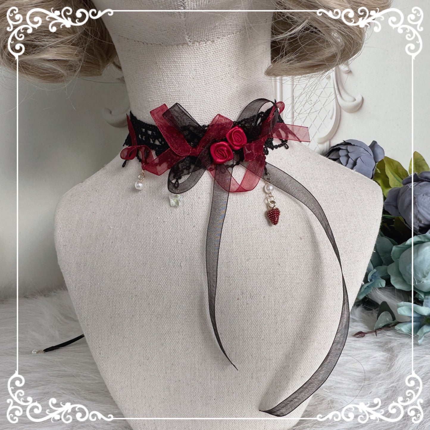Chestnut Lolita - Gothic Lolita accessory Handmade Hairband