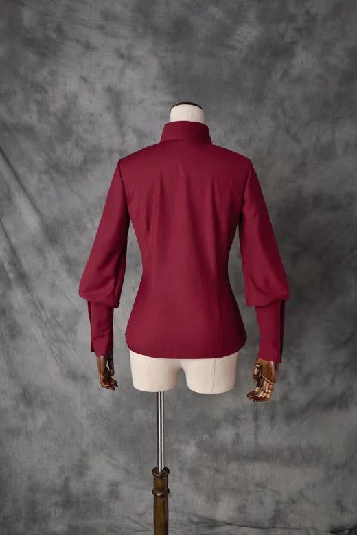 Vancy - Drunken Dreams - Vintage Lolita Dress Mutton Sleeve Shirt