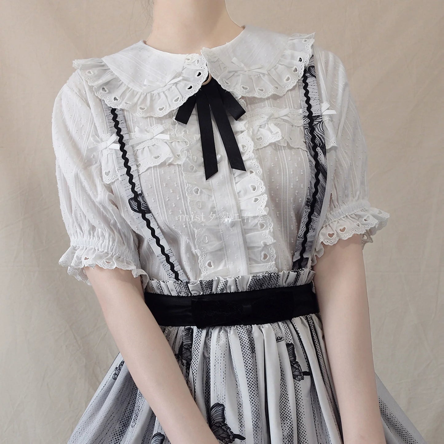 MIST - Cotton Sweet Lolita Blouse, Peter Pan Collar