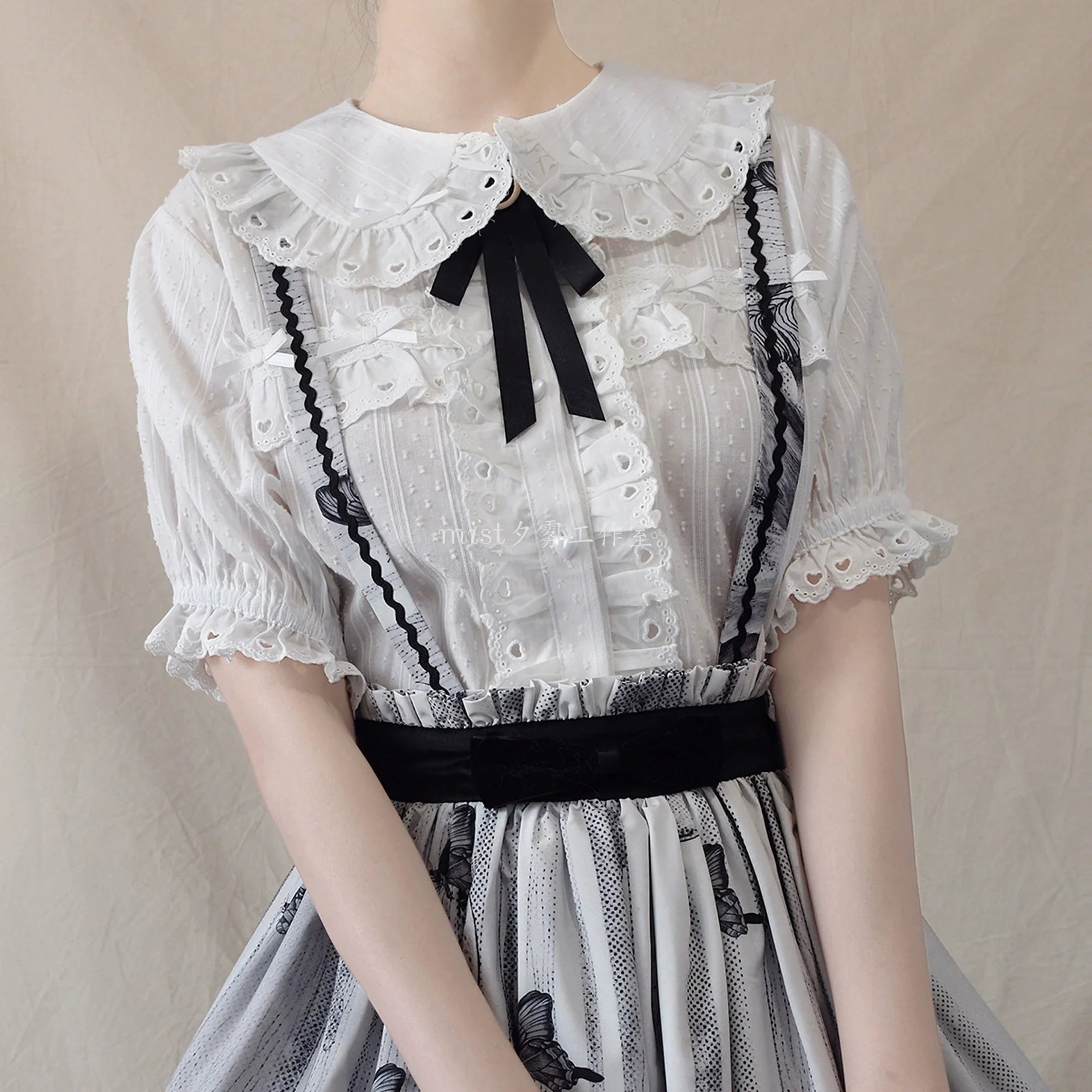 MIST - Cotton Sweet Lolita Blouse, Peter Pan Collar