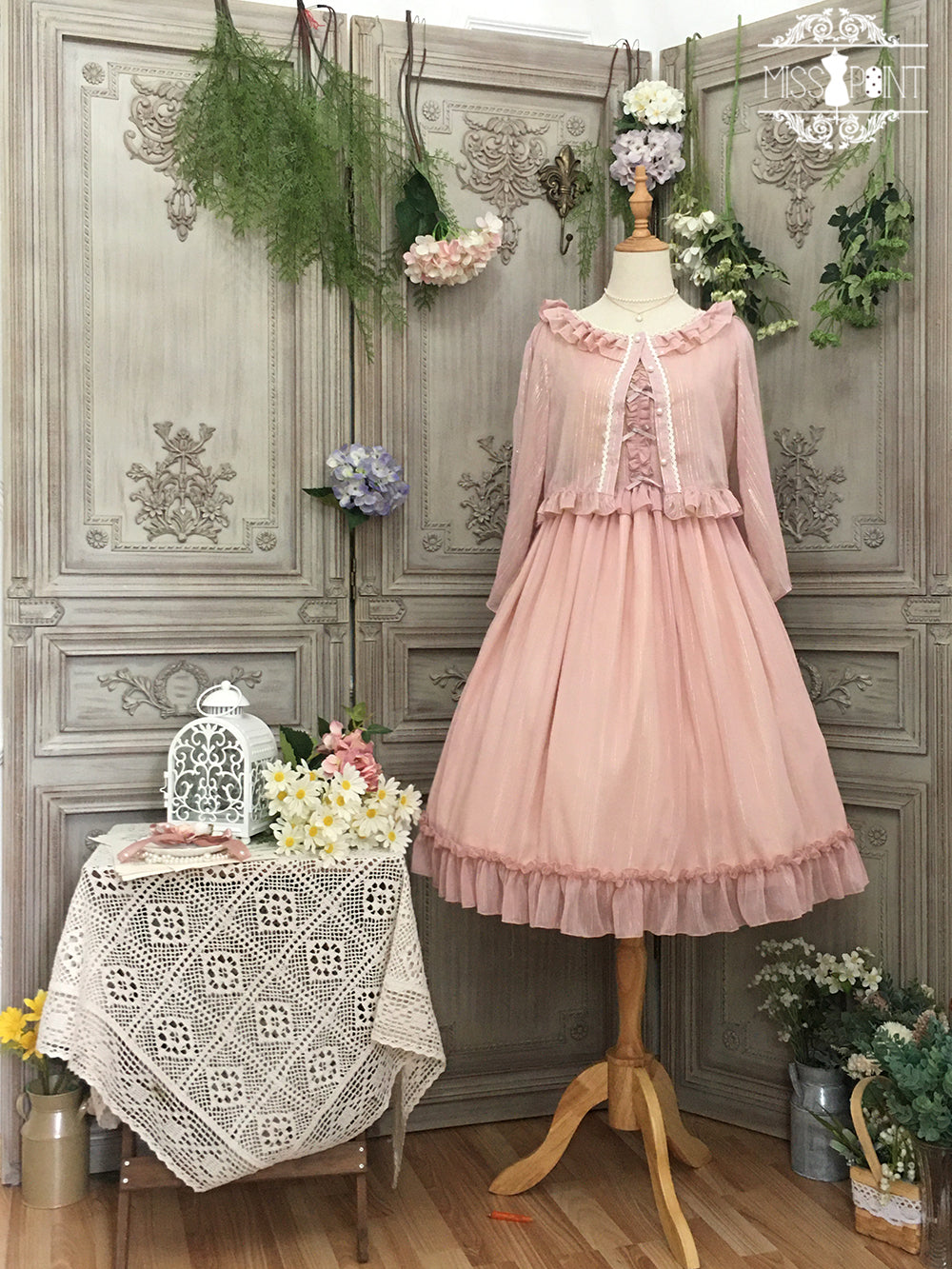 Miss point - Rhine Riverside - French Vintage Chiffon Lolita JSK