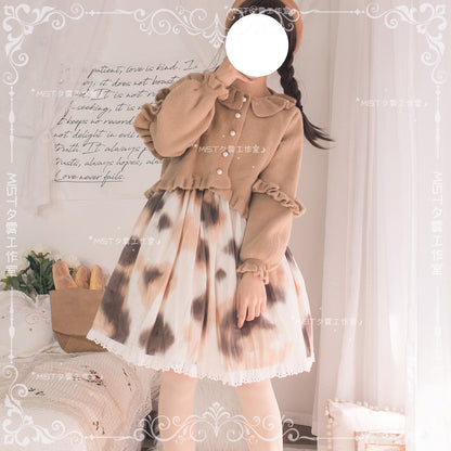 MIST - Small Ointment - Sweet Lolita Thick Sweater Coat Puff Sleeve