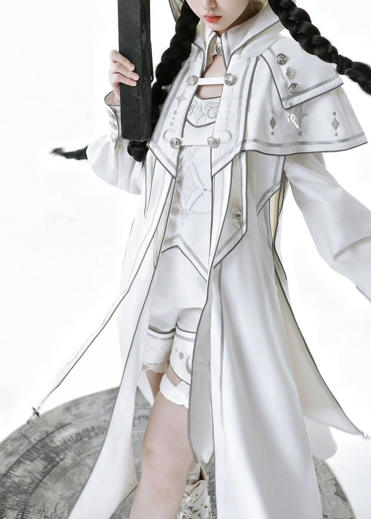 Cornfield Lolita - Bionic Dimension - Cyber-Lolita Techwear Cloak Set