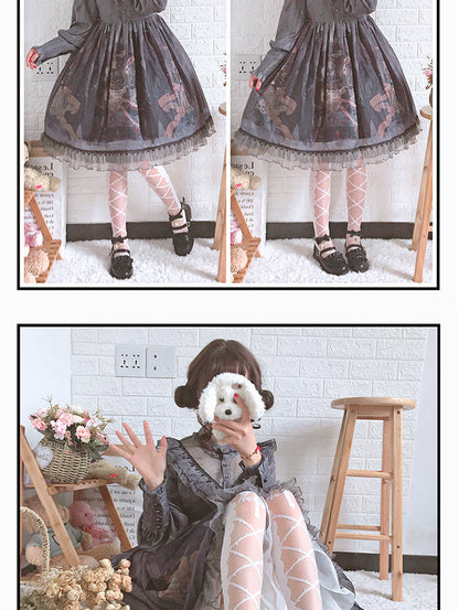Roji roji - Thorn Kiss - Lolita Thigh Stockings Lolita Pantyhose