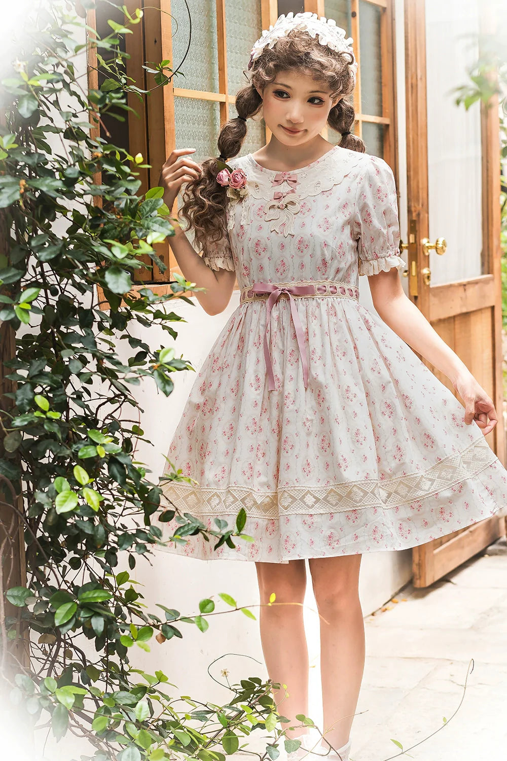 Miss Point - Customized Elegant Lolita OP Dress Cute Daily Girl Short Lolita Dress