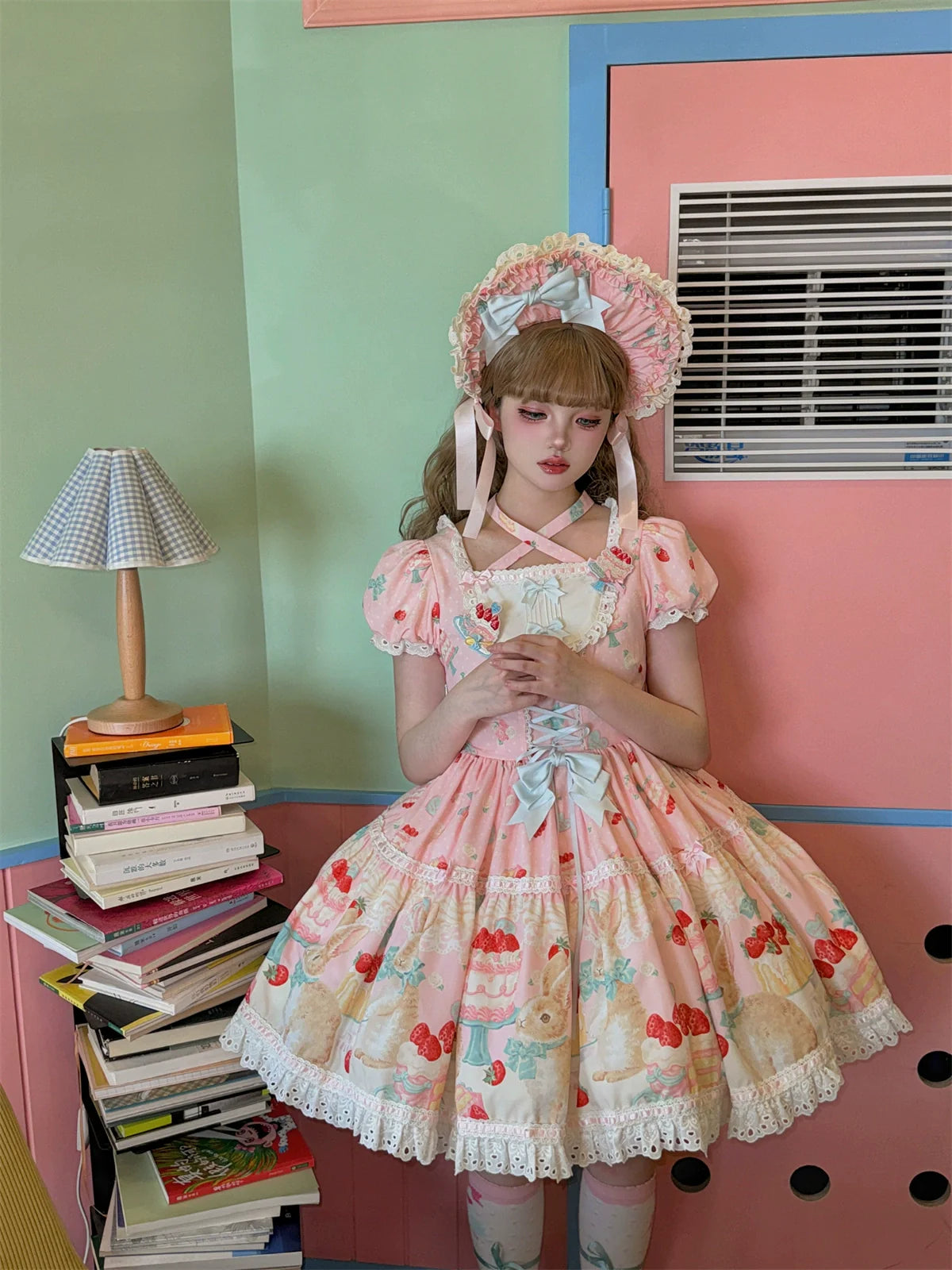 Dark Star Island - Honey Bunny Cake - Sweet Lolita JSK/OP/Strap SK/Shirt