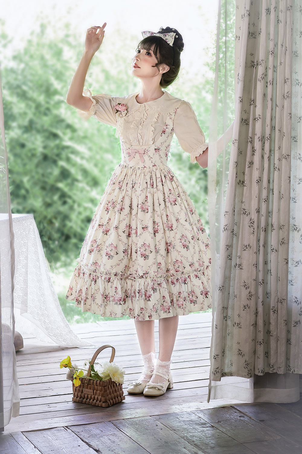 Miss Point - Happy Summer - Elegant Lolita Floral JSK Dress