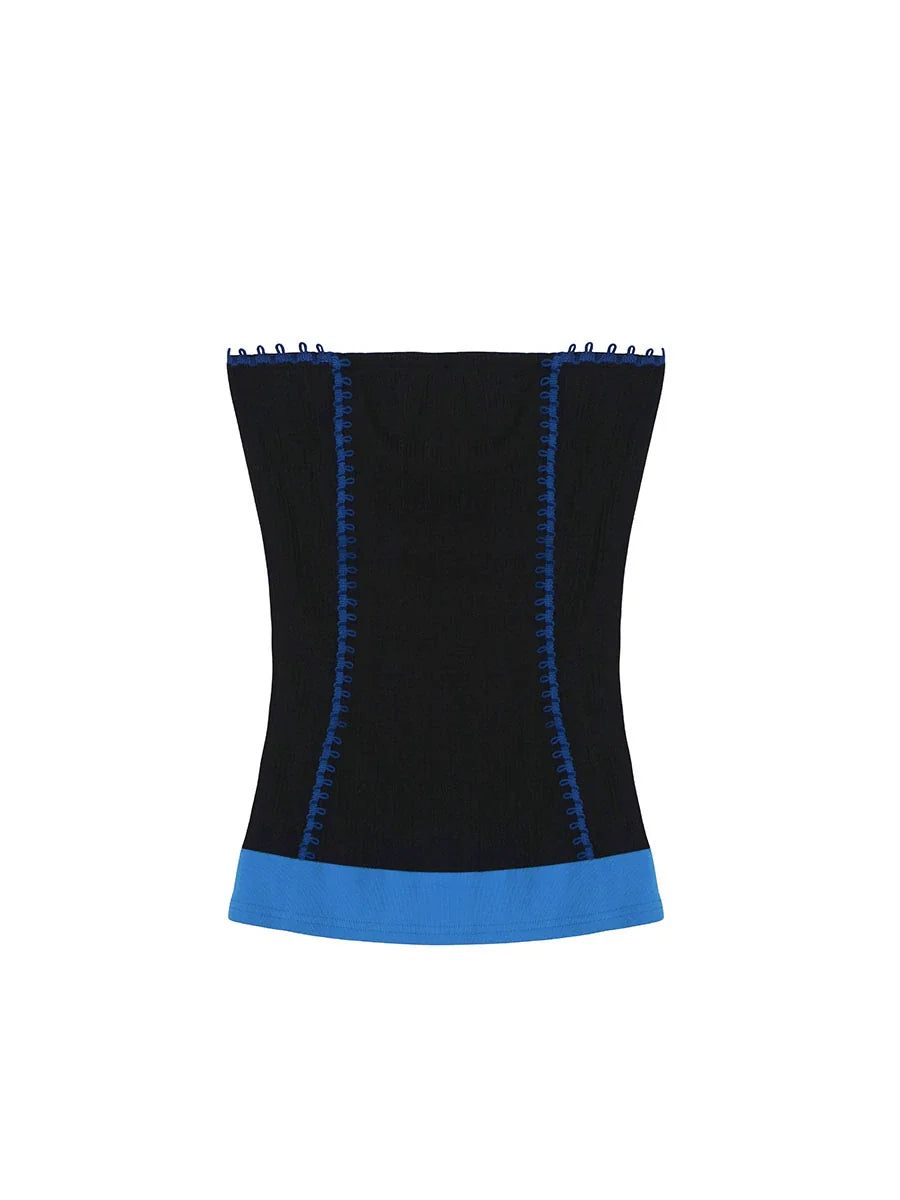 Silk Stripe Tank Top