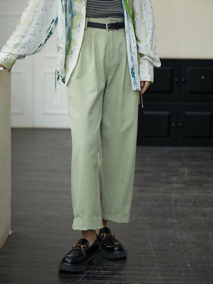 Powder Color Loose Casual Pants【s0000001732】