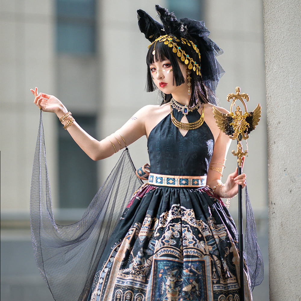 Miss Point - Dusk Bester - Egyptian Lolita Brooch Waistband Shawl