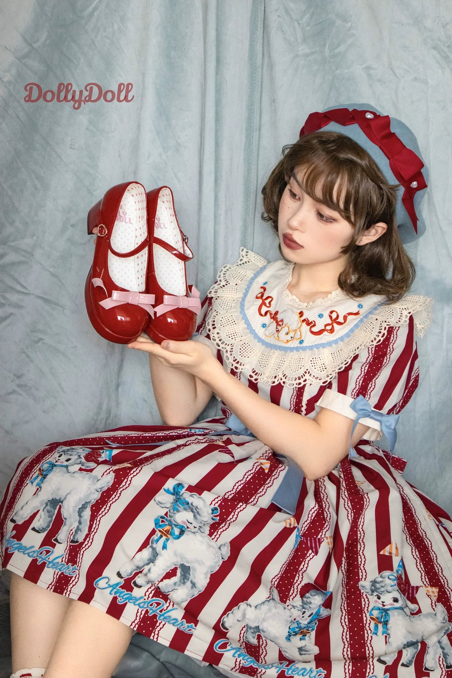 Dolly Doll - Lovers' Gift - Round Toe Middle Heel Mary Jane Lolita Shoes