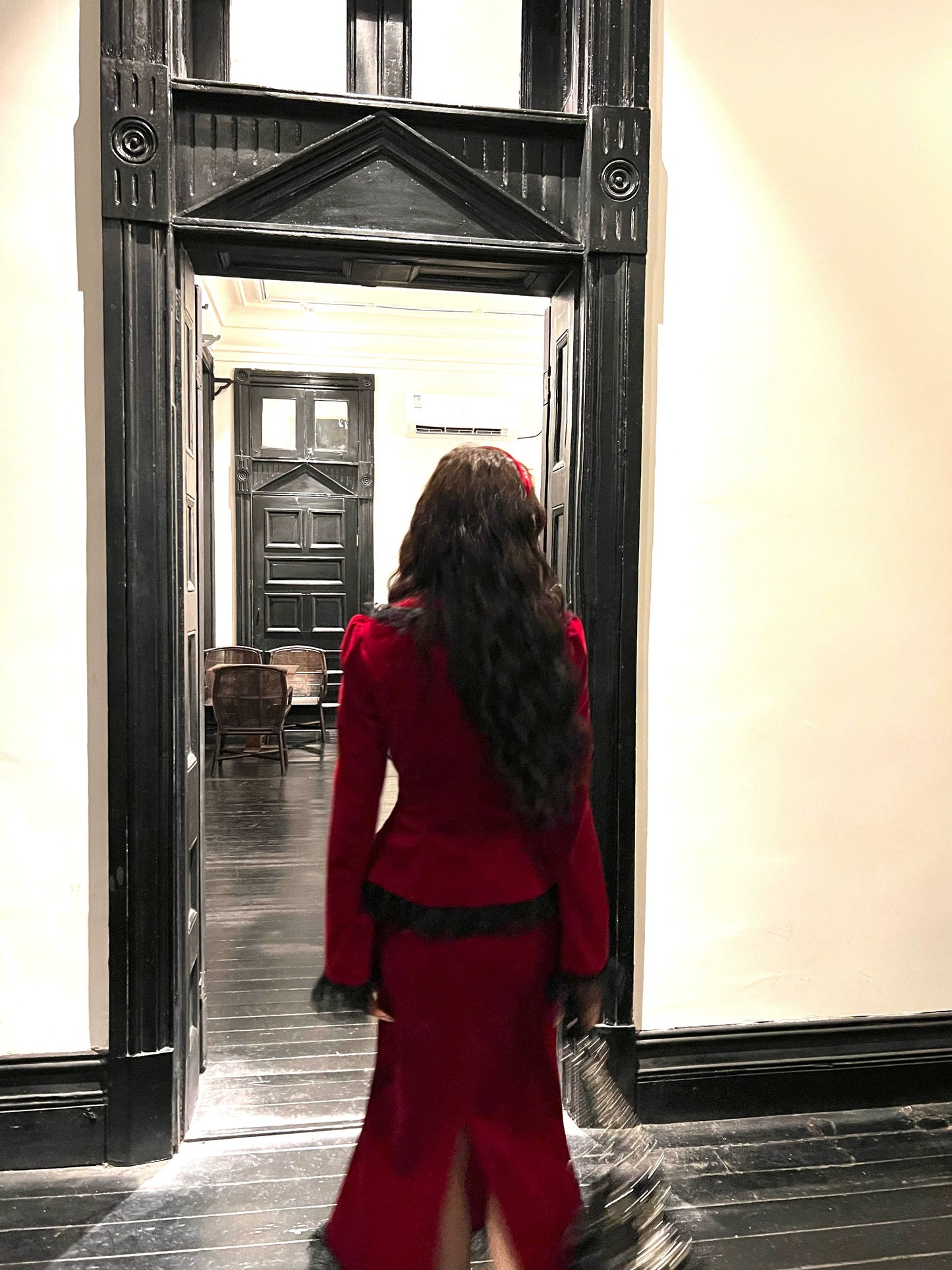 BLACKLIST - Poisonous Apple - Christmas Lolita Dress Bungundy Fishtail Skirt Set