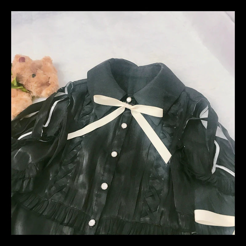 OCELOT - Lolita Blouse Yuelong Poem Long Sleeve Inner Shirt