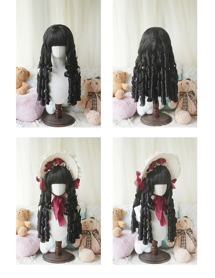 Imperial Tea - Vintage Lolita Wig Doll-Like Elegant Hair