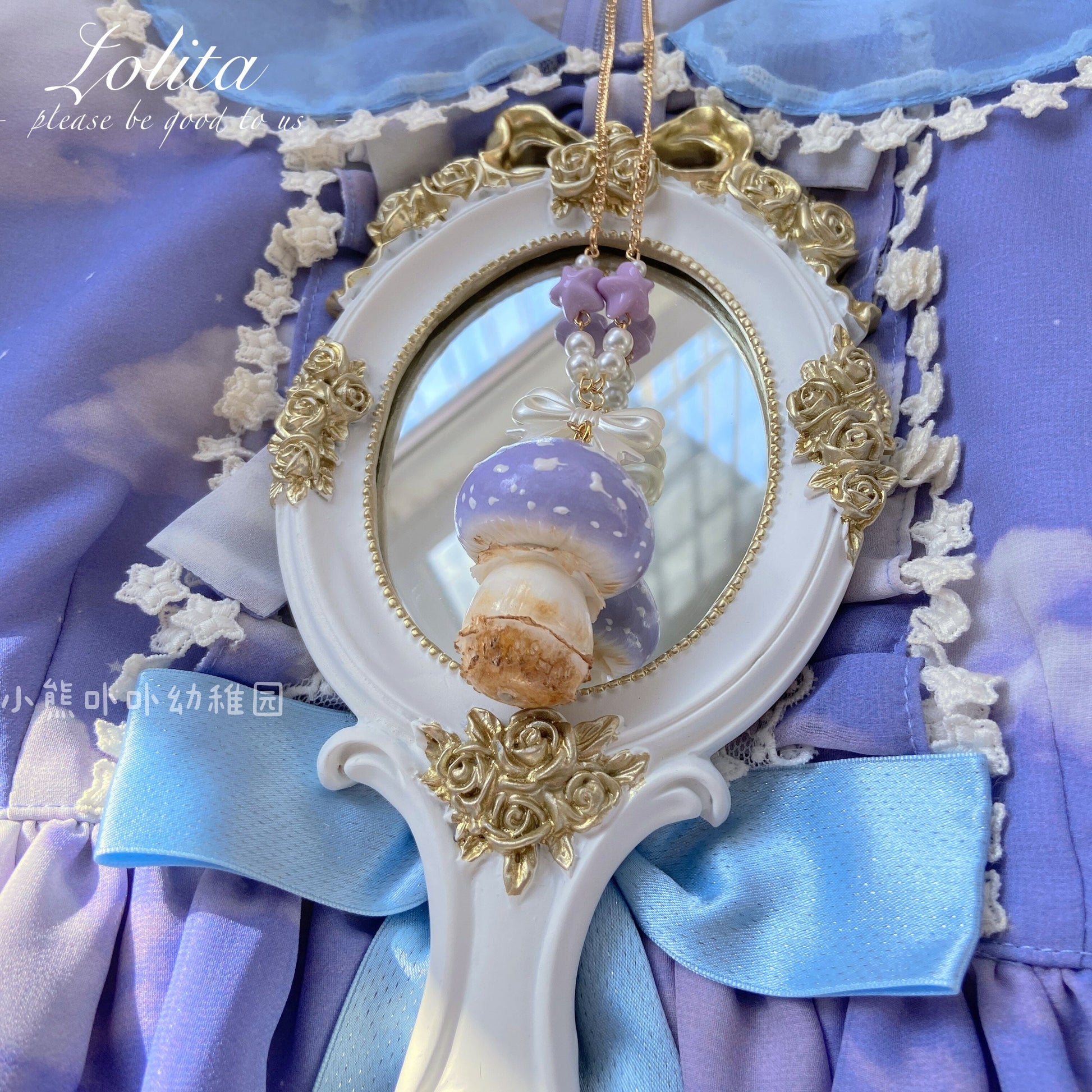 Bear Doll - Handcraft Kawaii Lolita Mushroom Necklace