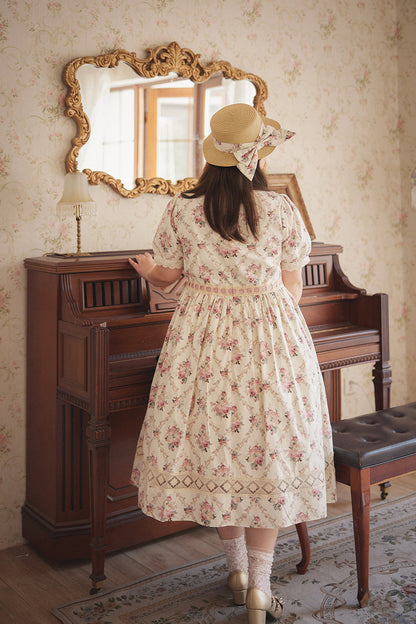 Miss Point - Happy Summer Elegant Lolita Floral OP Dress