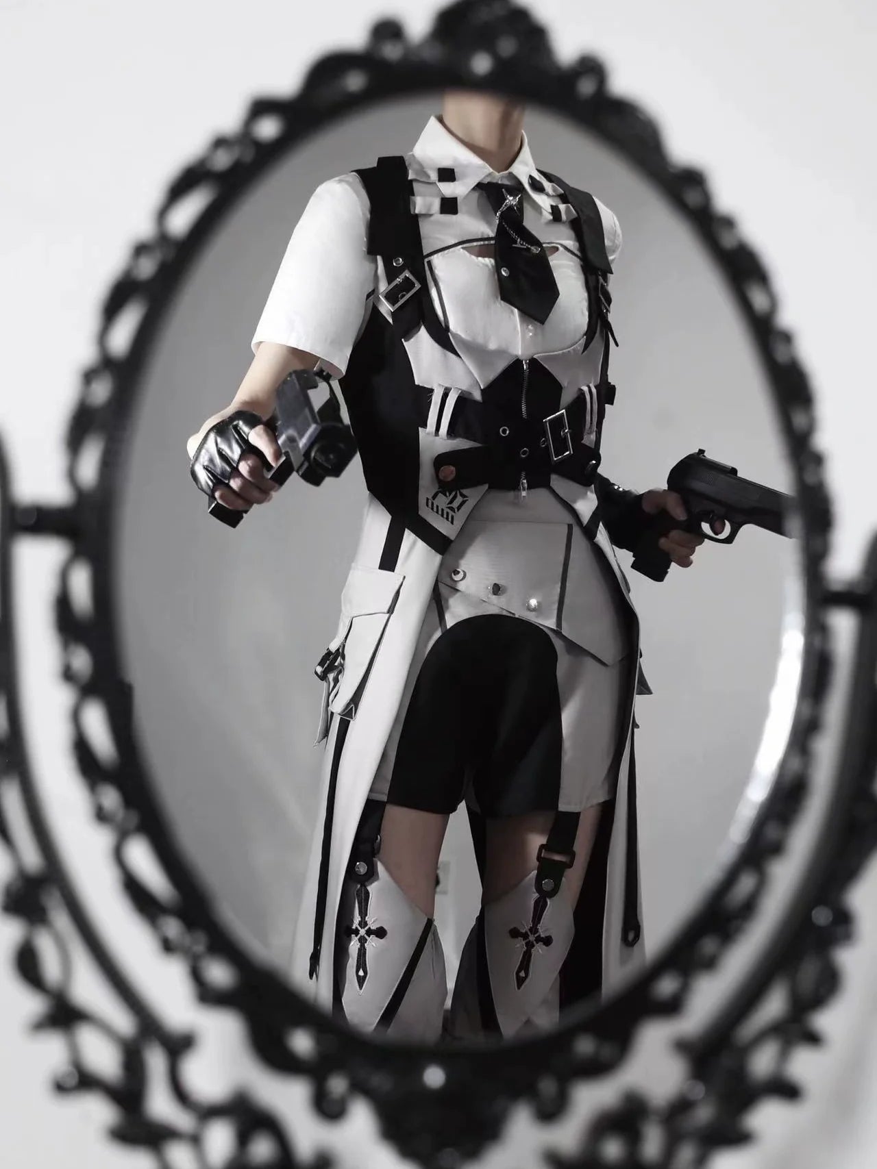 Letters from Unknown Star - Sky Core Record - Ouji Lolita Shorts Suits Short Sleeve Dress Set