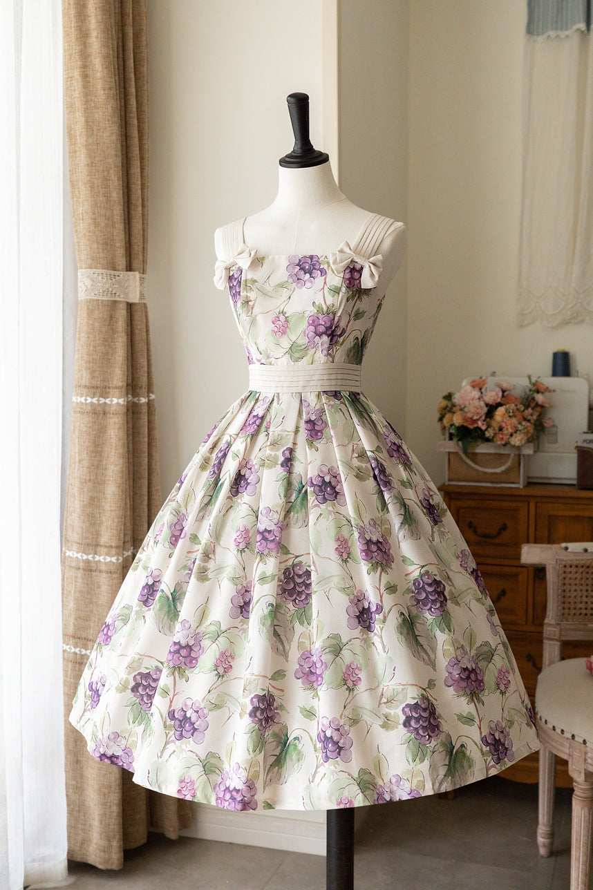Forest Wardrobe - Forest Holiday - Elegant Lolita Foral Print JSK Dress Multicolors