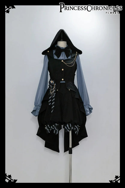 Princess Chronicles - Narrative Rule - Ouji Lolita Shorts Set, Long Vest