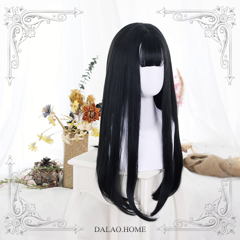Dalao Home - Lolita JaneNye 65cm Straight Wig Black