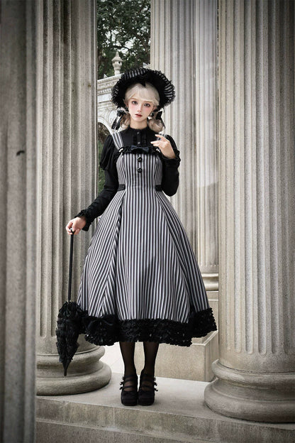 Miss Point - Classic Lolita JSK Customized Stripe Lolita Dress