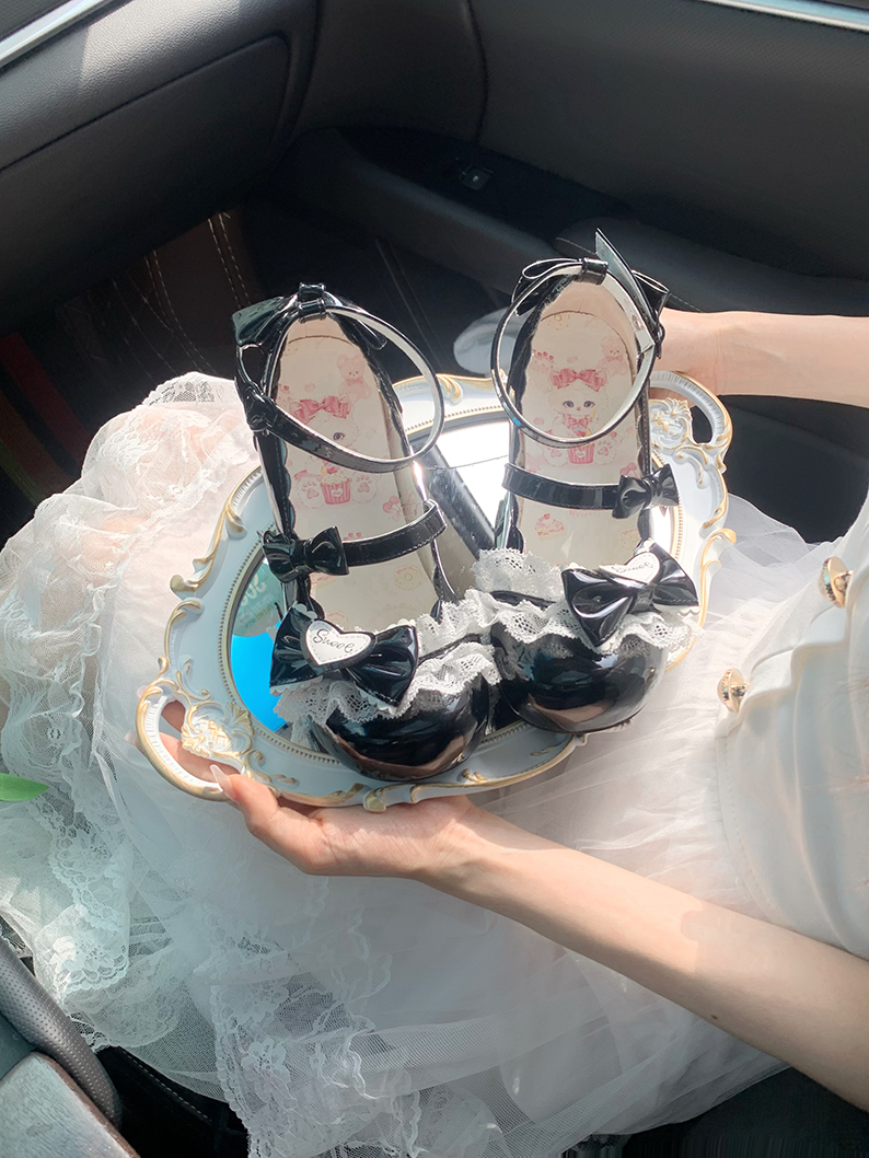 Aimee - Sakura - Sweet Lolita Heels Cute Mid-heel Mary Jane Shoes
