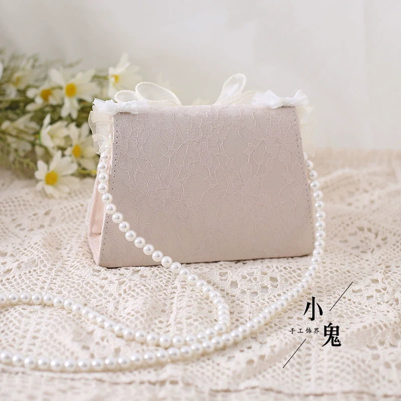 Xiaogui - Elegant Lolita Handbag Ivory Tea Party Lolita Bag