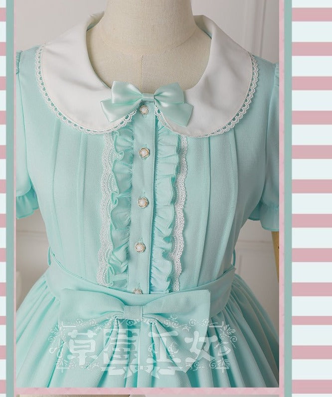 Strawberry Witch - Ice Cream Puffs - Sweet Lolita OP