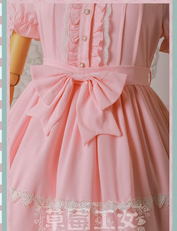 Strawberry Witch - Ice Cream Puffs - Sweet Lolita OP