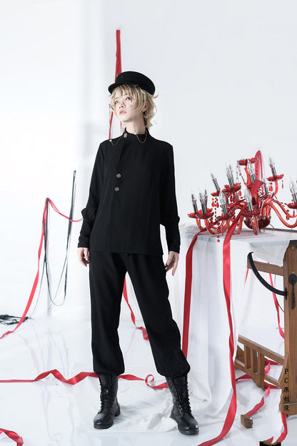 Princess Chronicles - The Stars Change - Ouji Lolita Embroidery Brolita Trousers