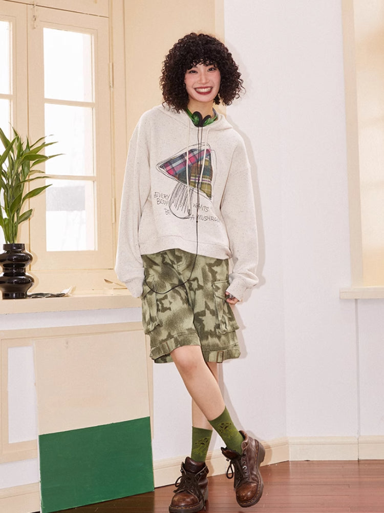 Hooded embroidered sweatshirt【s0000006559】