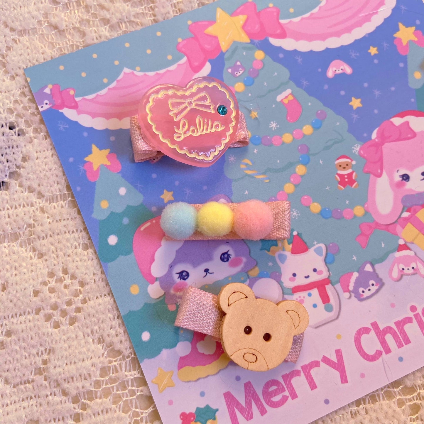 Bear Doll - Candy Color - Lolita Cute Candy-shape Headdress Accesory