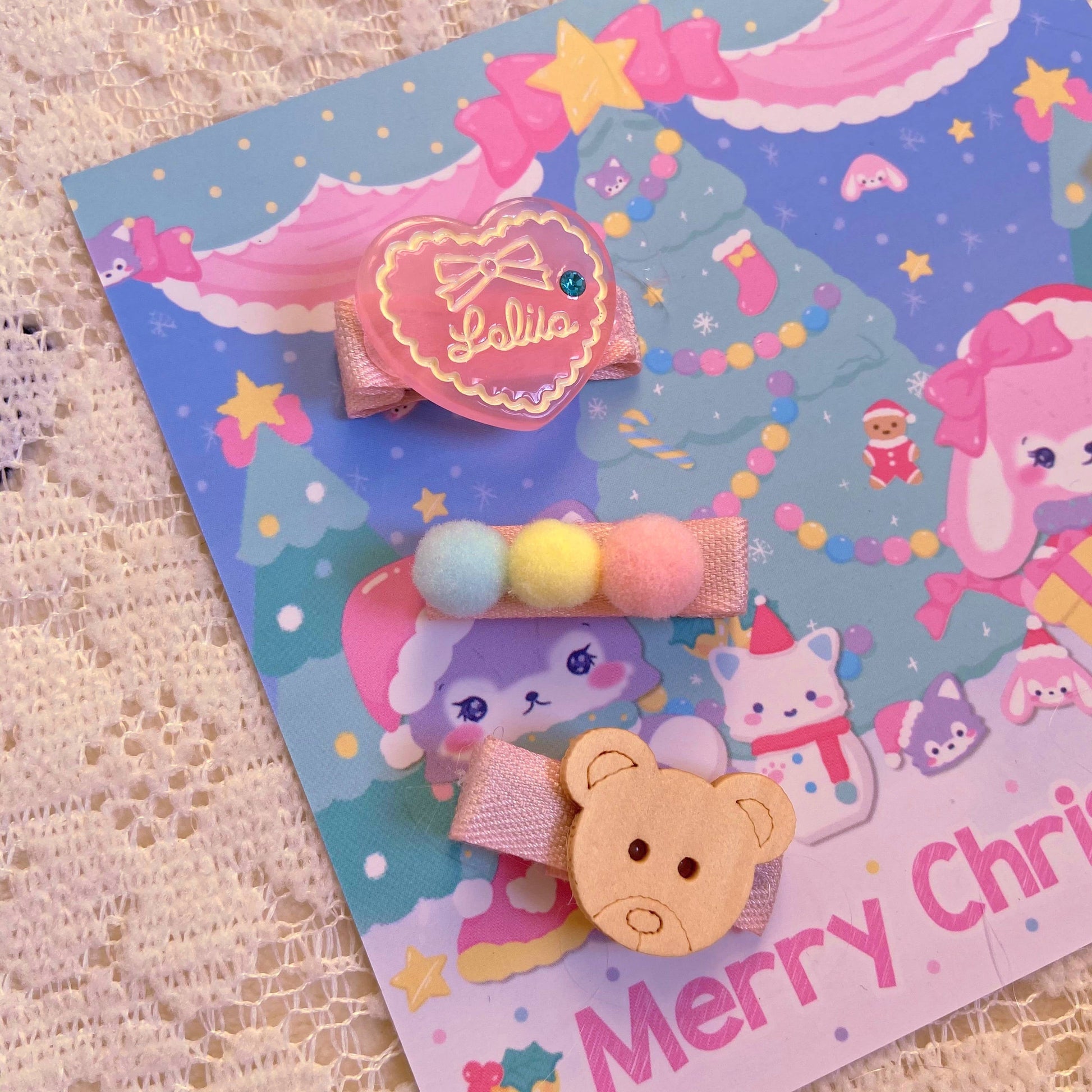 Bear Doll - Candy Color - Lolita Cute Candy-shape Headdress Accesory