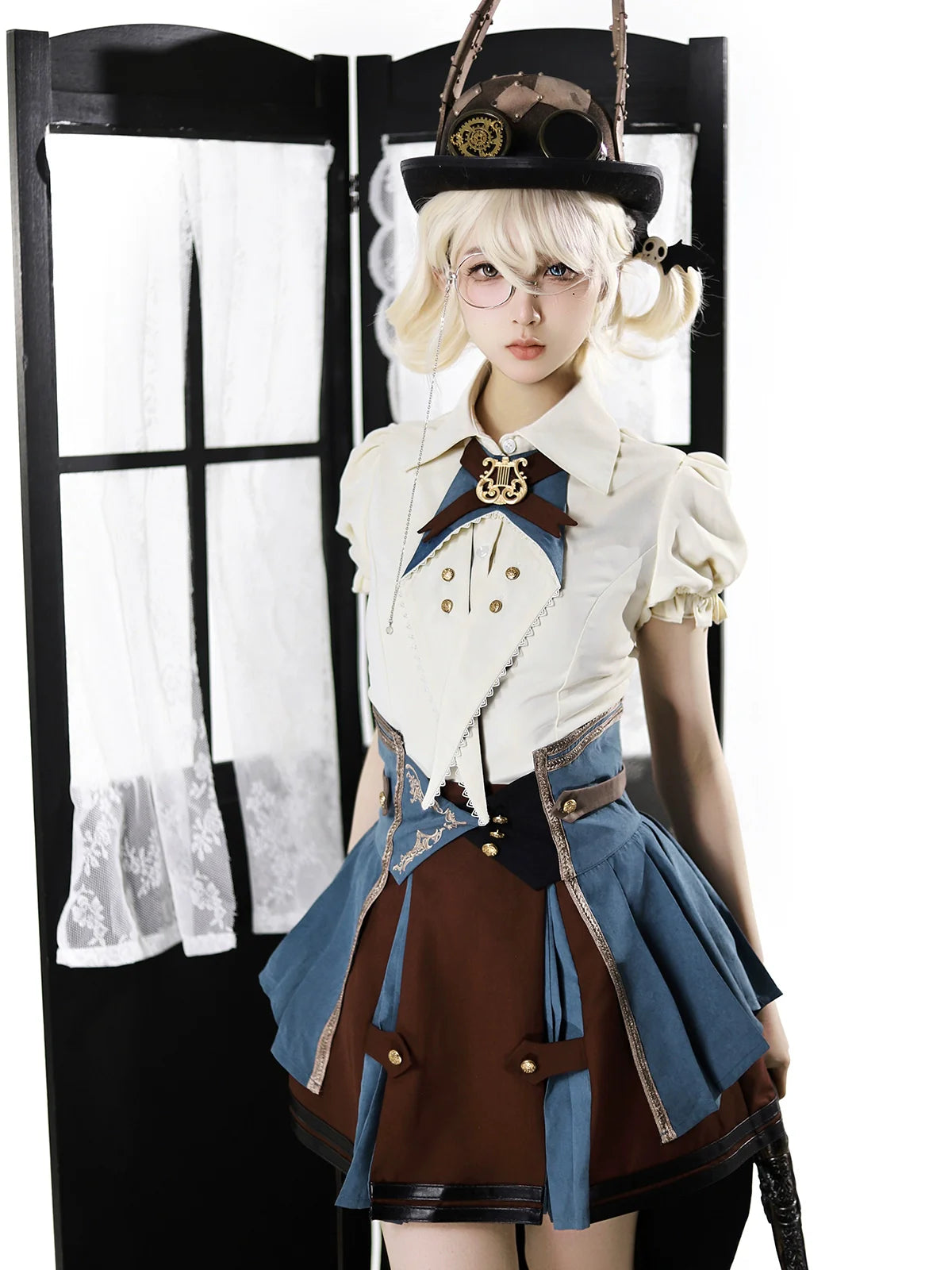 Your Princess - Fairyland Train Conductor - Punk Lolita Skirt Suit