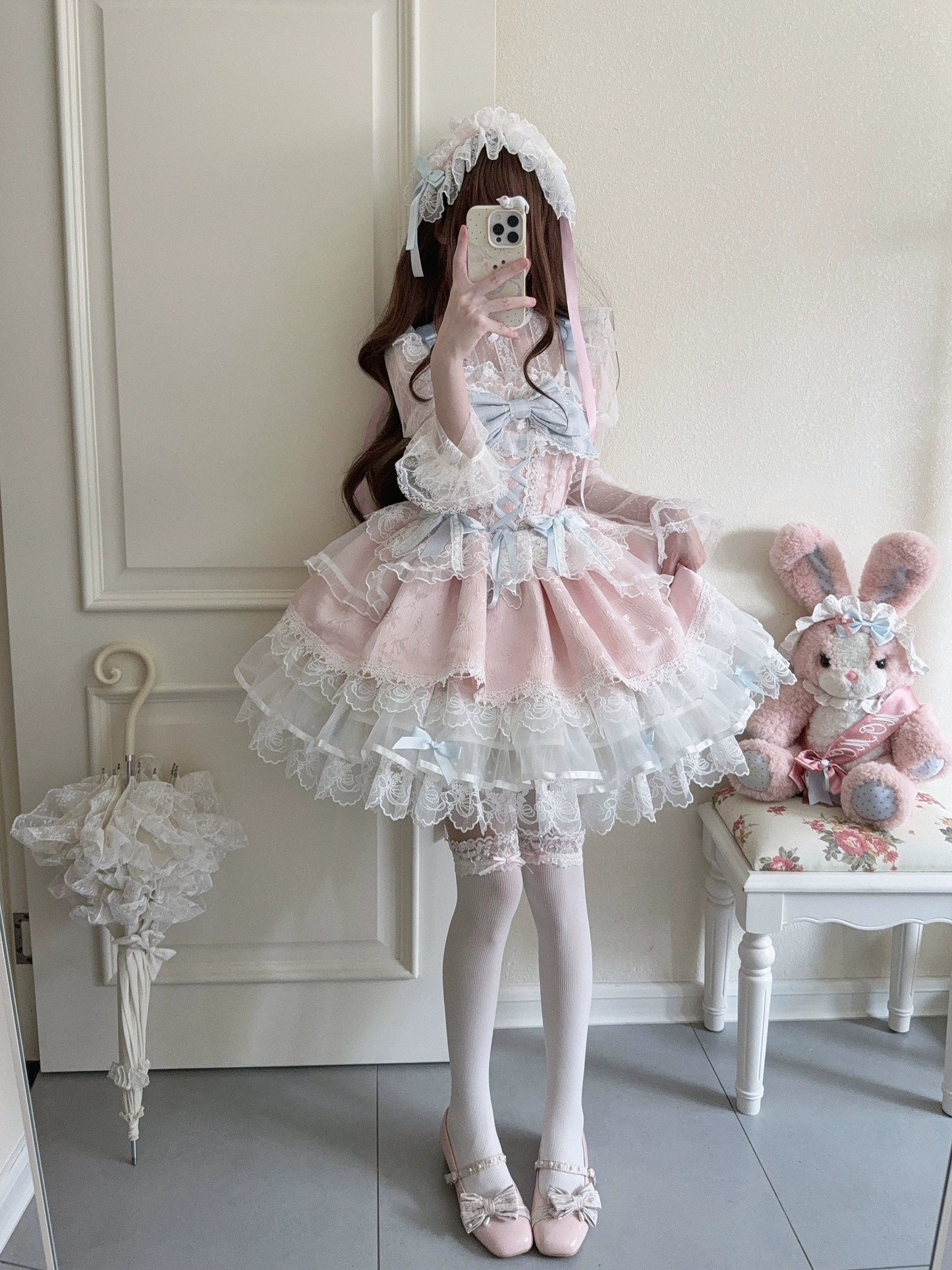 Sugar Girl- Fleeting Isle - Sweet Lolita Ballet Style Jumper Dress