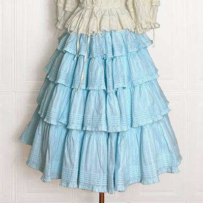 Boguta - Heidi Cotton Lolita Tiered SK Skirt