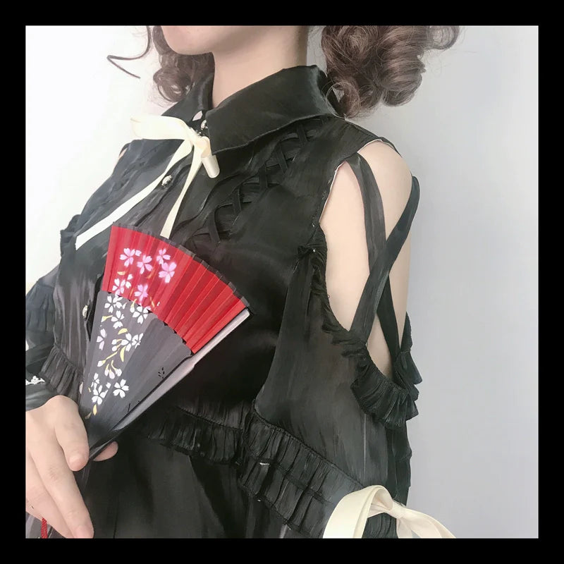 OCELOT - Lolita Blouse Yuelong Poem Long Sleeve Inner Shirt