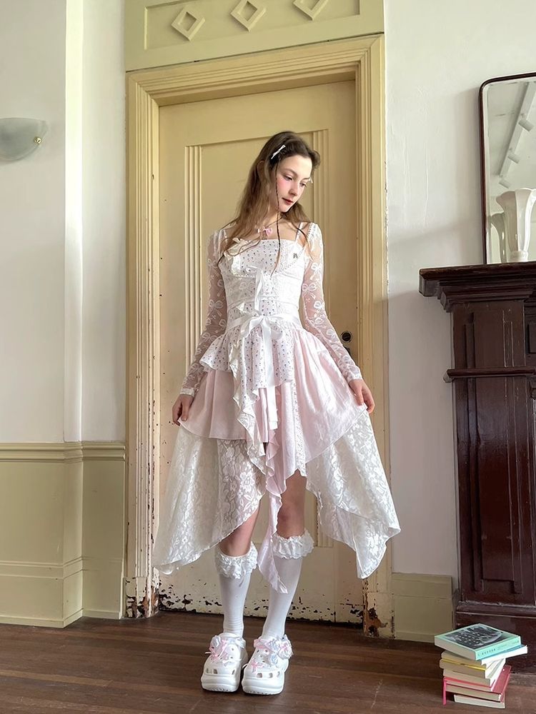 Angel suspender dress【s0000008727】