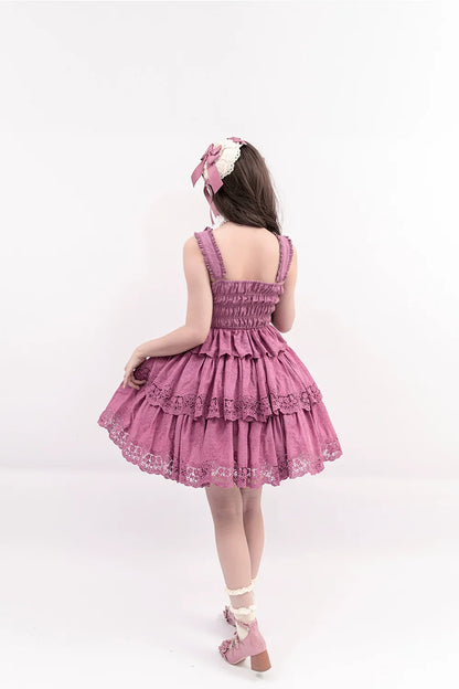 Miss Point - Forest Waltz - Classic Lolita Tiered Skirt Multi-layer Embroidered SK
