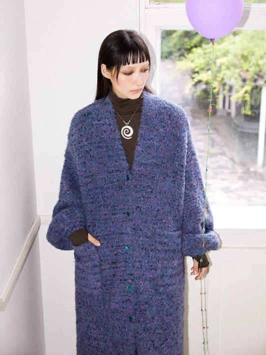 Loose long cardigan【s0000010365】