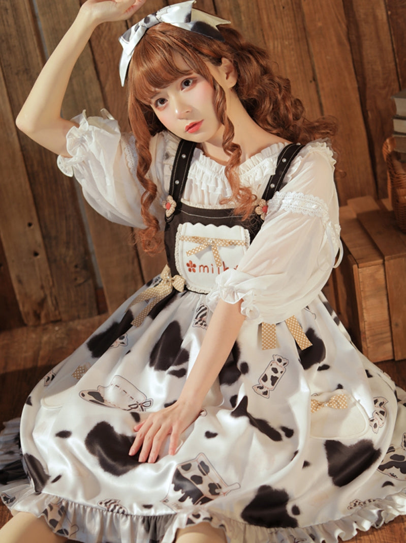 Eieyomi- Sweet Milk Candy - Kawaii Lolita JSK