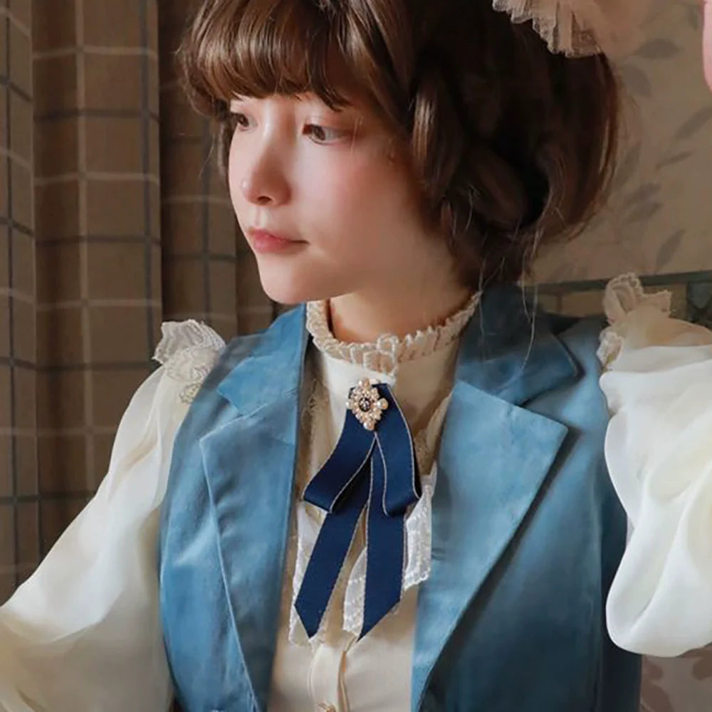 Miss Point - Rose Doll - Elegant Lolita Brooch Lolita Lapel Pin Multicolors