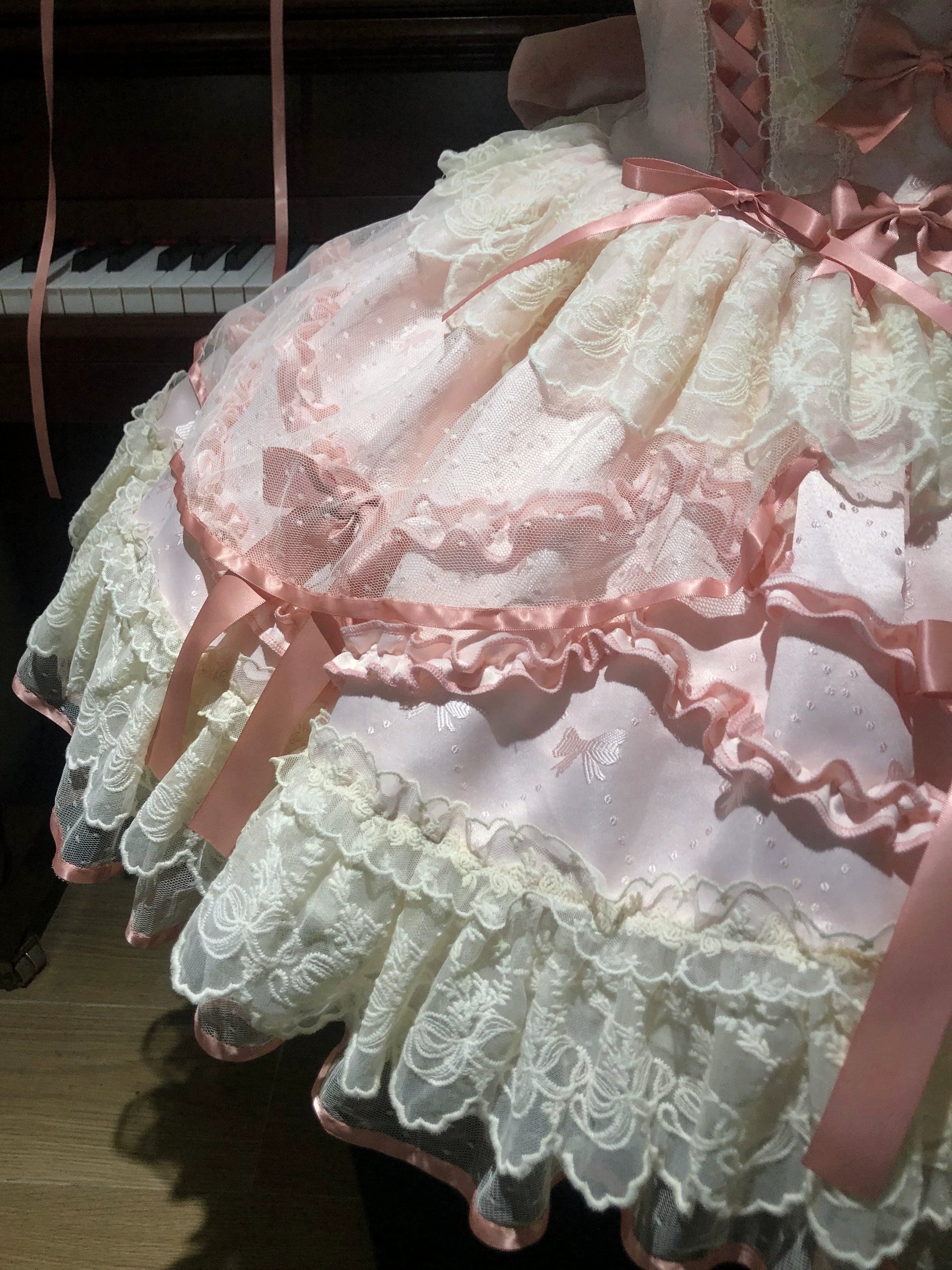Sugar Girl - Dreamy Butterfly - Ballet-style Sweet Lolita JSK Dress With Large Bow Trailing