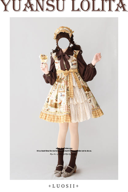 YuanSu - Mayer's Whisper - Vintage Lolita Large Sleeve Blouse