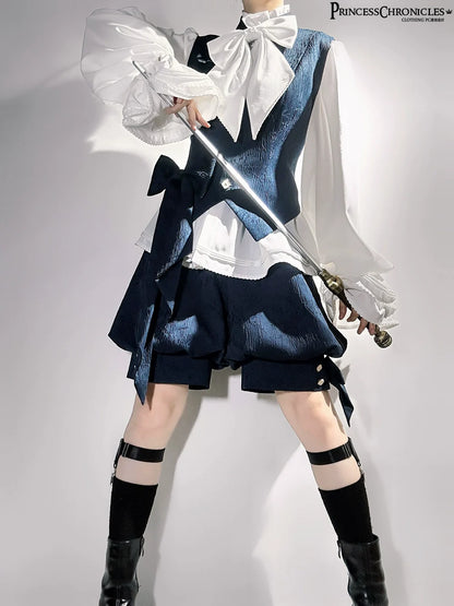 Princess Chronicles - Rabbit - Vintage Lolita Jacket Rabbit Ear Set Lolita Vest